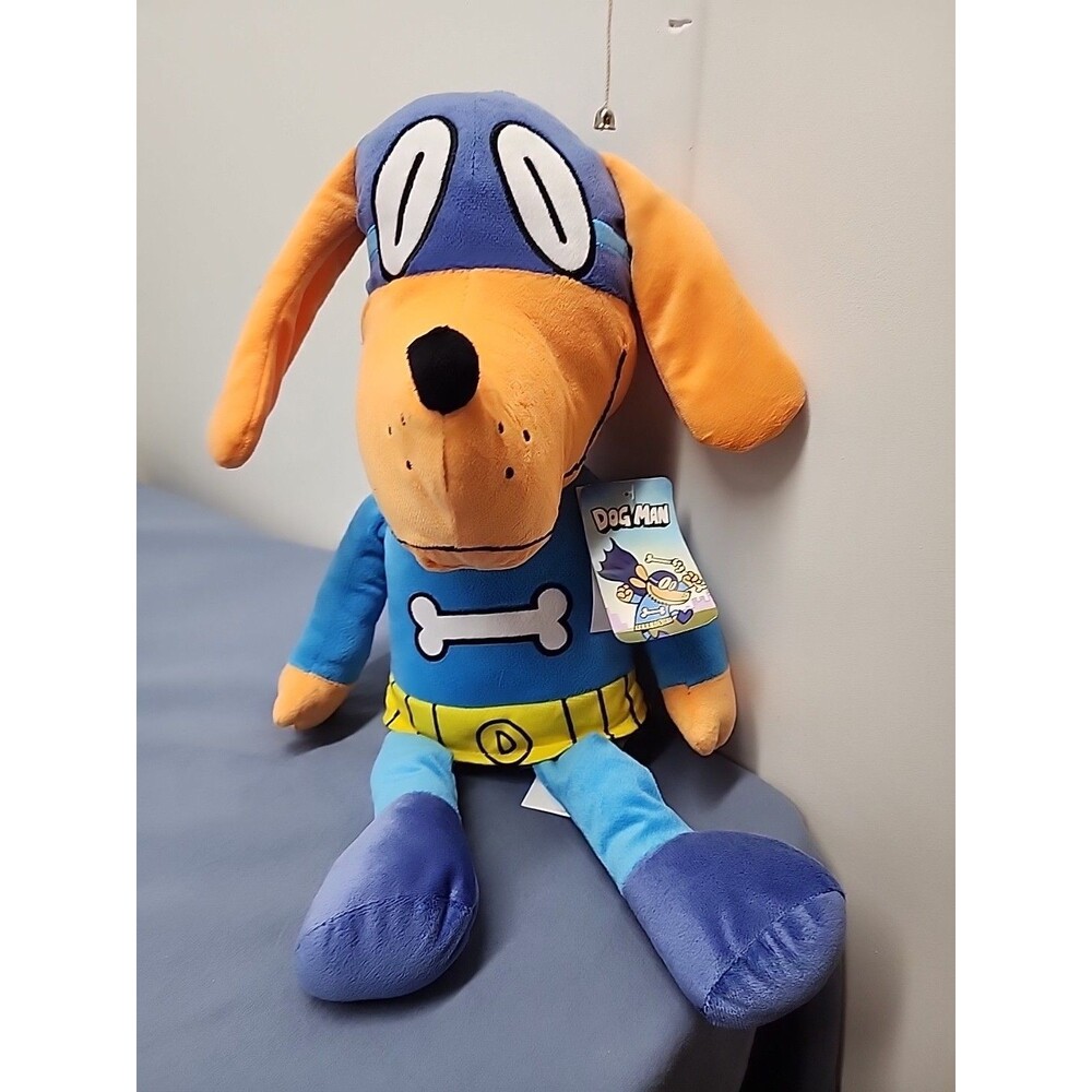 Merry Makers Dog Man Bark Knight 18" Stuffed Plush Character NWT